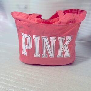 PINK Victoria's Secret Coral Large Tote Bag